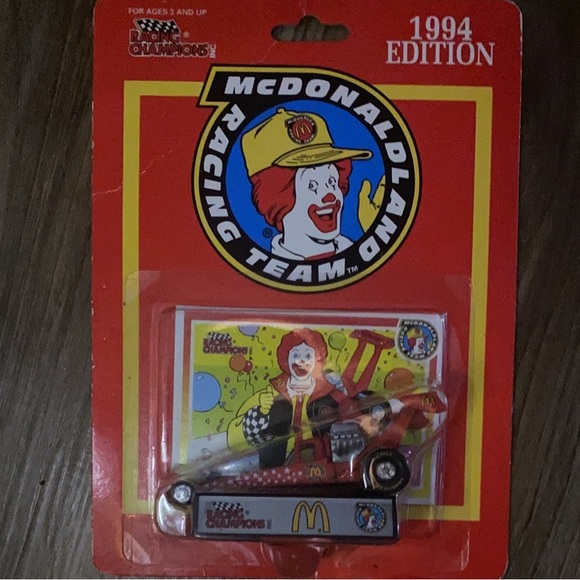 McDonald's | Toys | 997 Mcdonalds Racing Team Ronald Mcdonalds Race Car ...